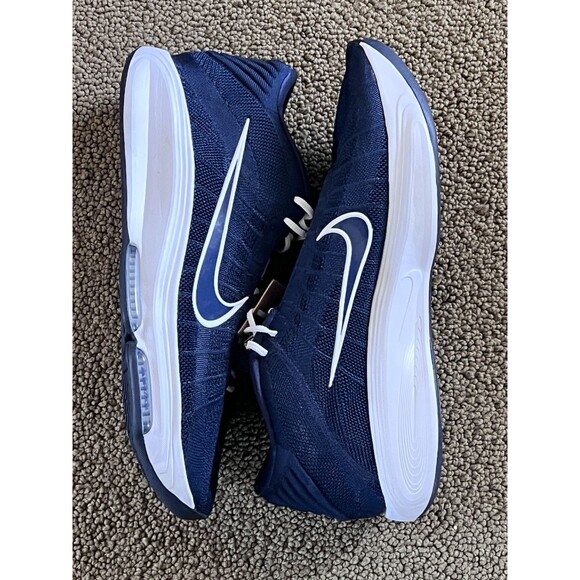 Nike Air Zoom GT Hustle 3 Basketball Shoes Navy Blue White HM0268-401 Mens Sz 21